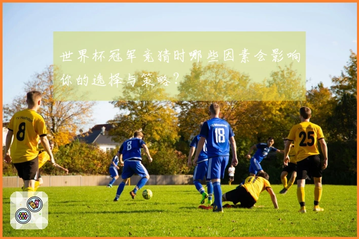 世界杯冠军竞猜时哪些因素会影响你的选择与策略?